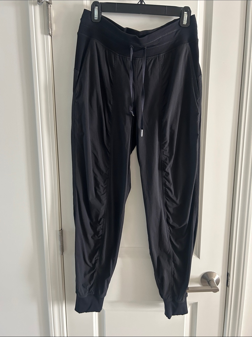 Men's Black Jogger Pants - Comfortable Drawstring Waist